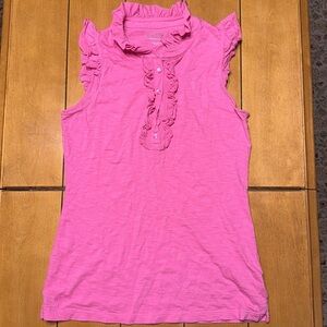 Lilly Pulitzer Medium Weatherbee Polo Hotty Pink 26544